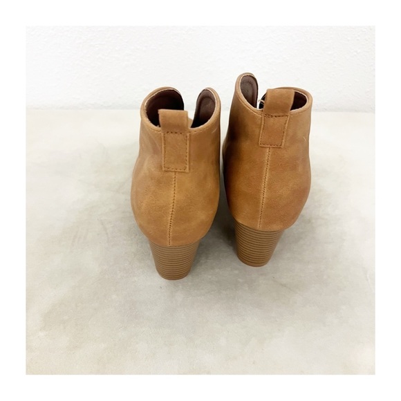 Weeboo l Brown Ramona Faux Leather Booties - Picture 6 of 10